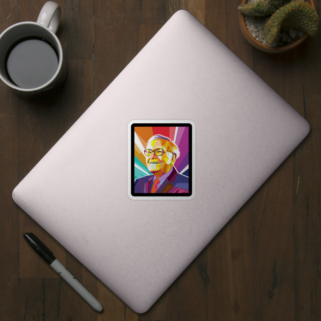 WARREN BUFFET ARTWORK by Vector Baturaja